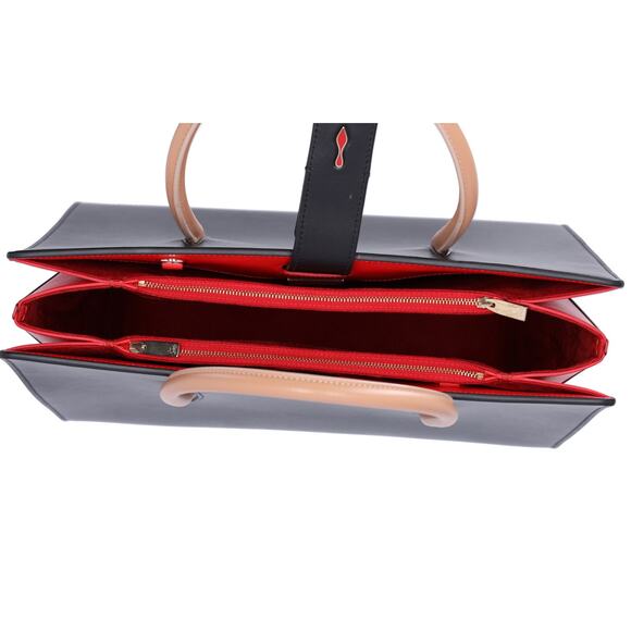 Christian Louboutin Paloma Large Tote Bag 1165022 Black Leopard - Picture 5 of 5